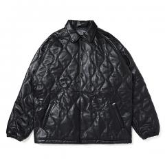 QUILTING LEATHER JACKET